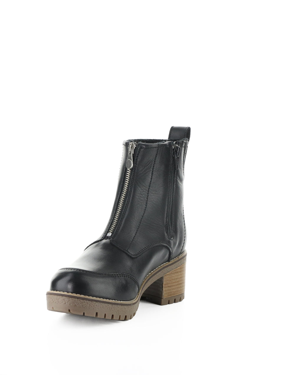MUNRO BLACK FEEL LEATHER