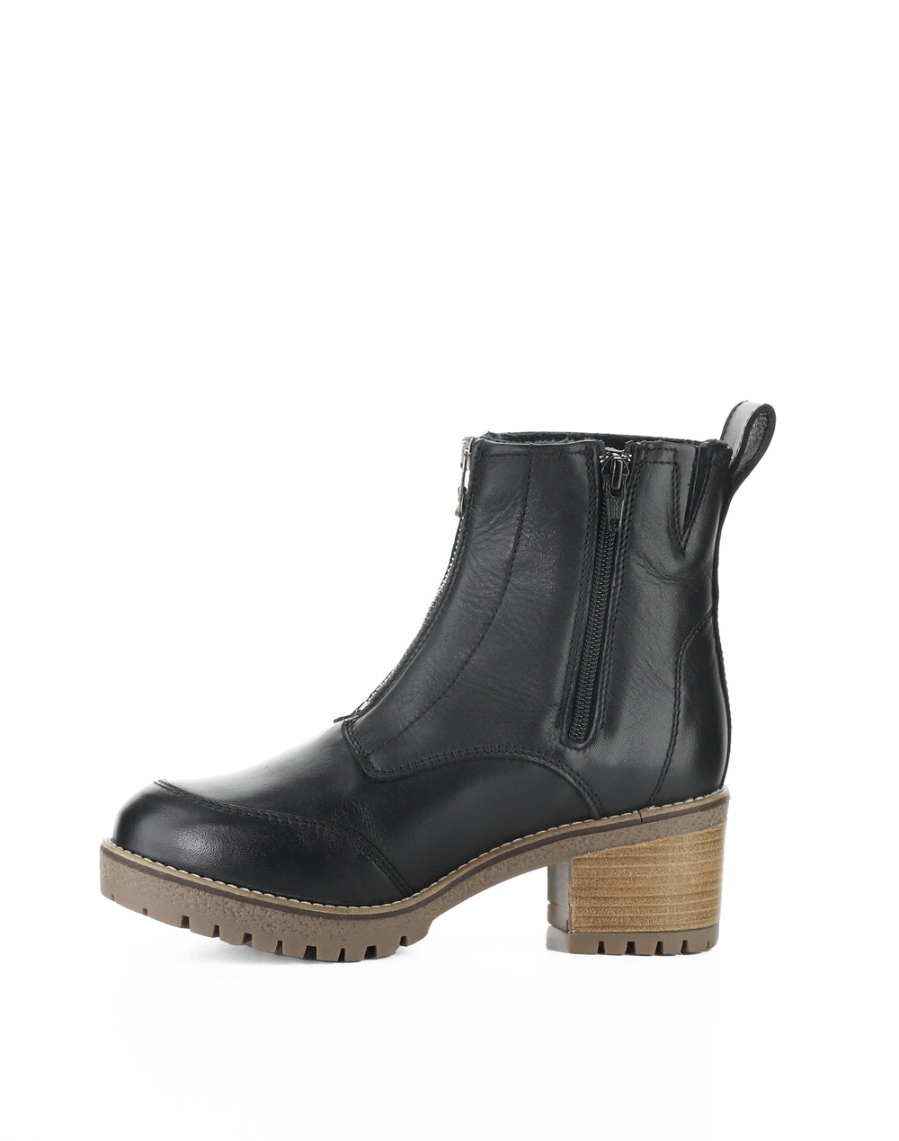 MUNRO BLACK FEEL LEATHER