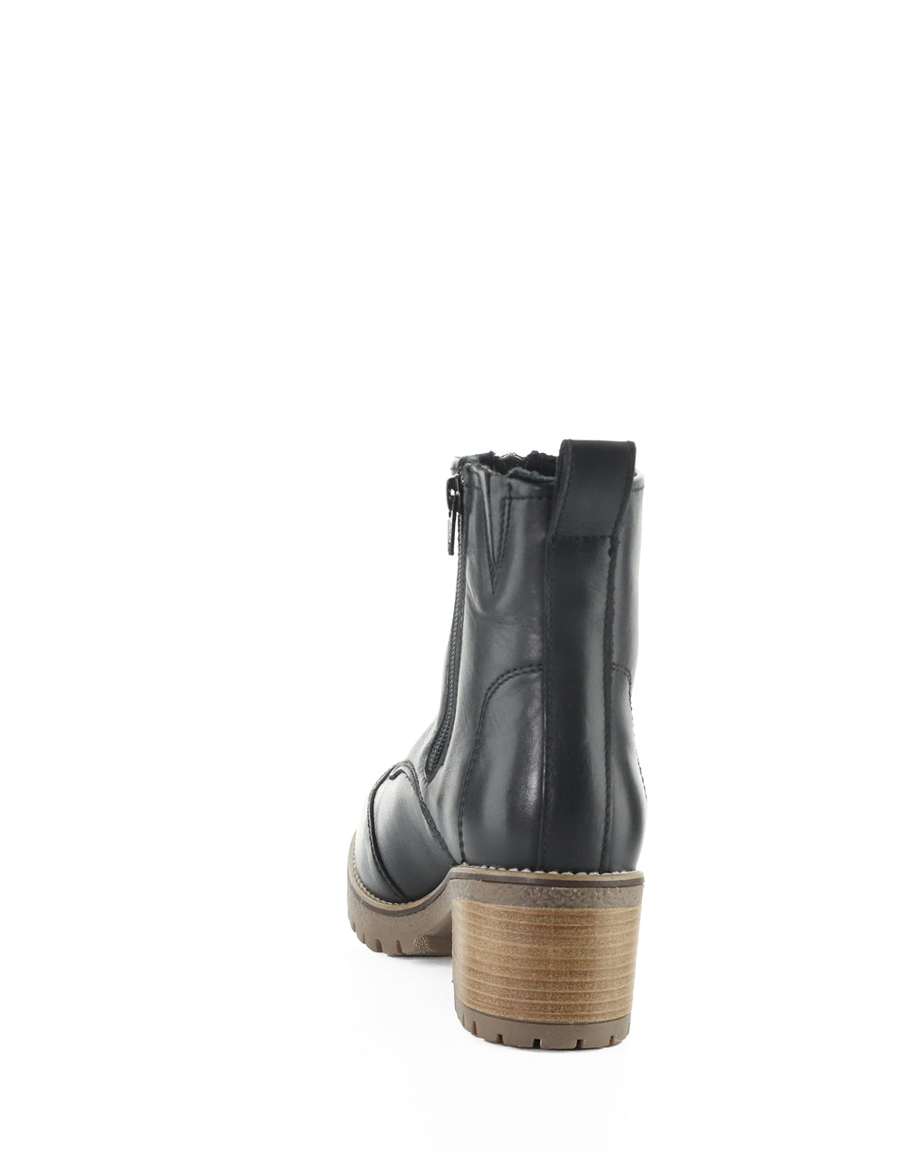 MUNRO BLACK FEEL LEATHER