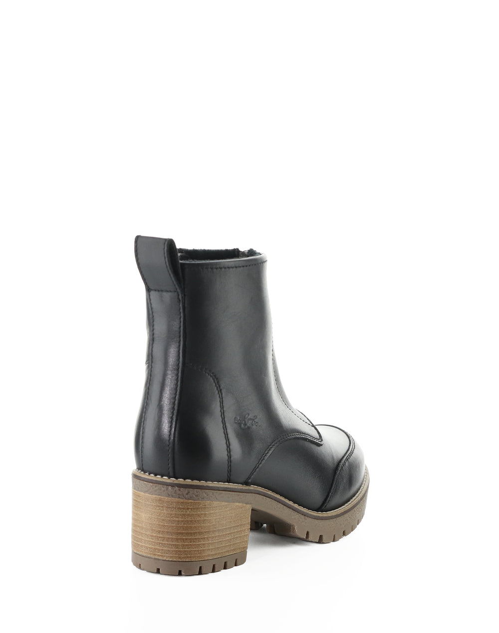 MUNRO BLACK FEEL LEATHER