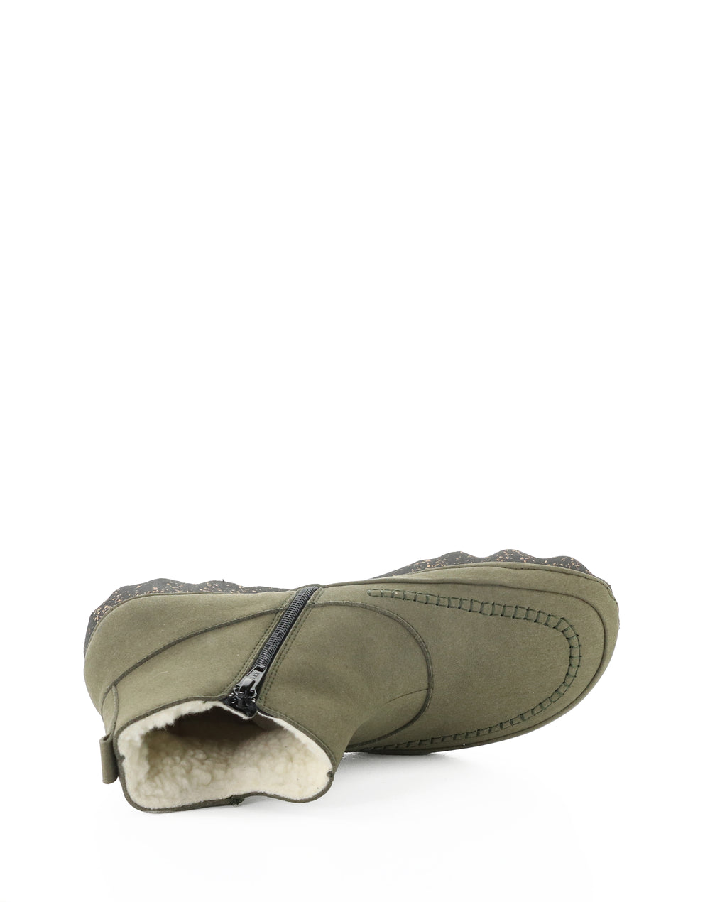 NUKE367ASP 001 MILITARY VEGAN SUEDE