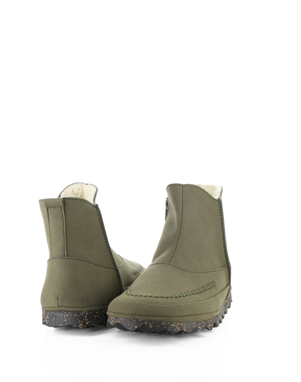 NUKE367ASP 001 MILITARY VEGAN SUEDE