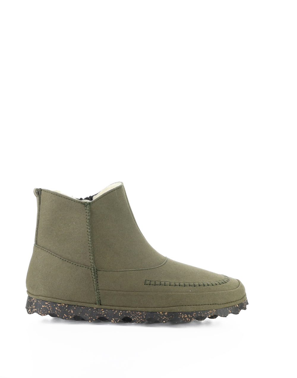 NUKE367ASP 001 MILITARY VEGAN SUEDE