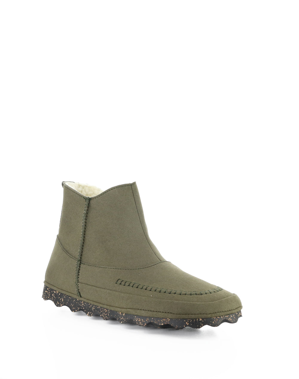 NUKE367ASP 001 MILITARY VEGAN SUEDE