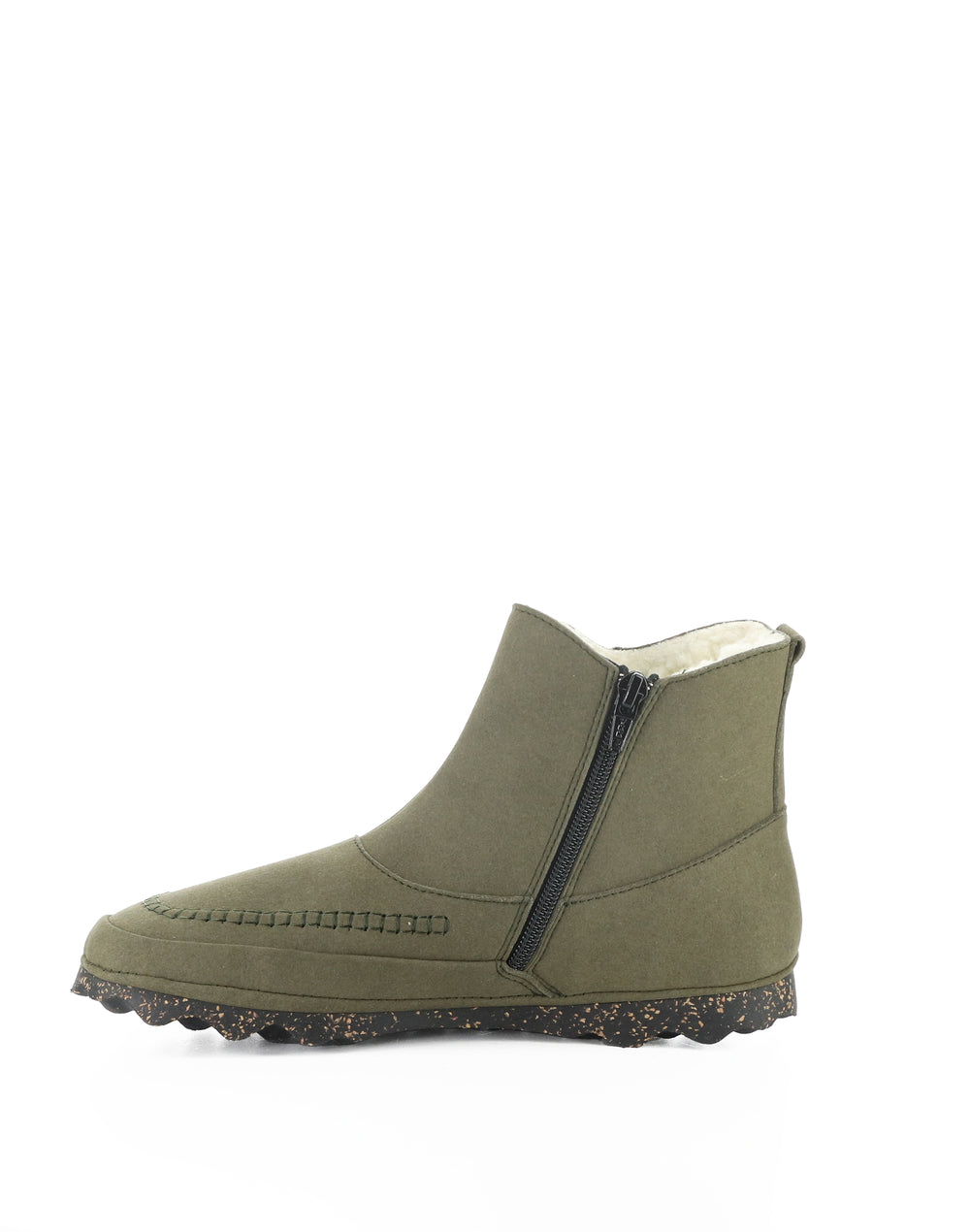 NUKE367ASP 001 MILITARY VEGAN SUEDE