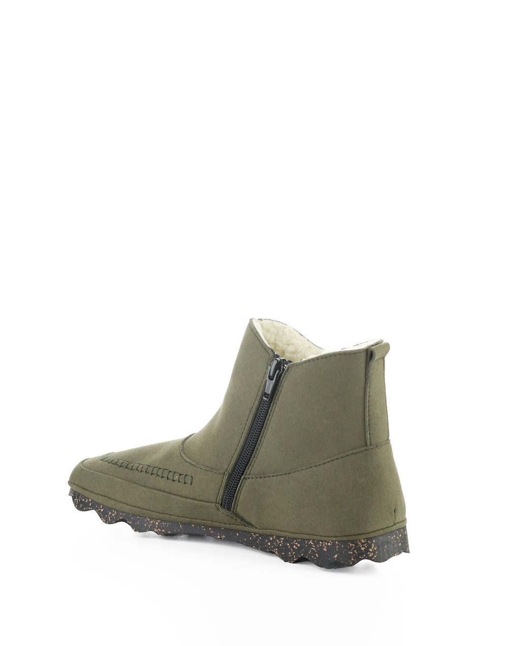 NUKE367ASP 001 MILITARY VEGAN SUEDE
