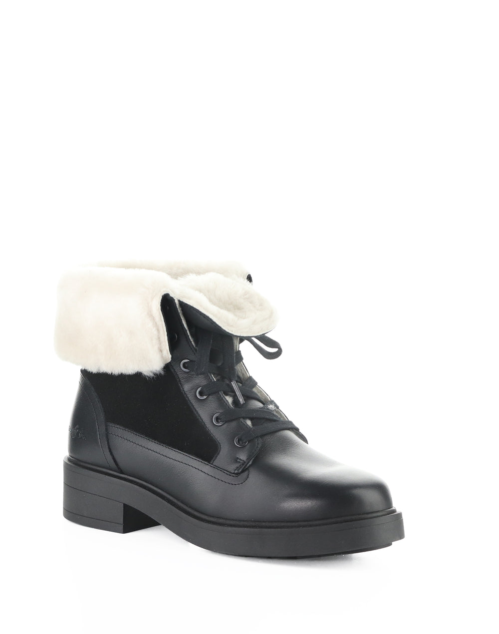 NYSSA BLACK FEEL/SUEDE