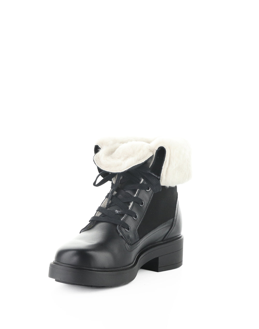 NYSSA BLACK FEEL/SUEDE