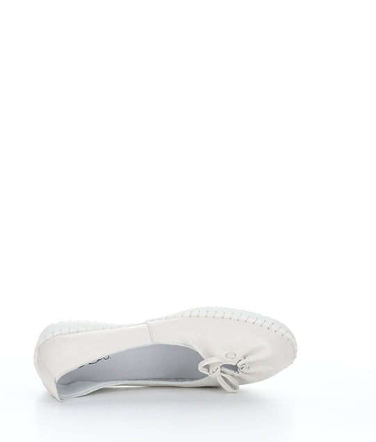 OSAKA WHITE SAUVAGE SOFT LEATHER