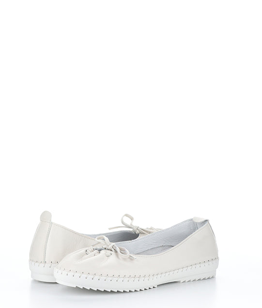 OSAKA WHITE SAUVAGE SOFT LEATHER