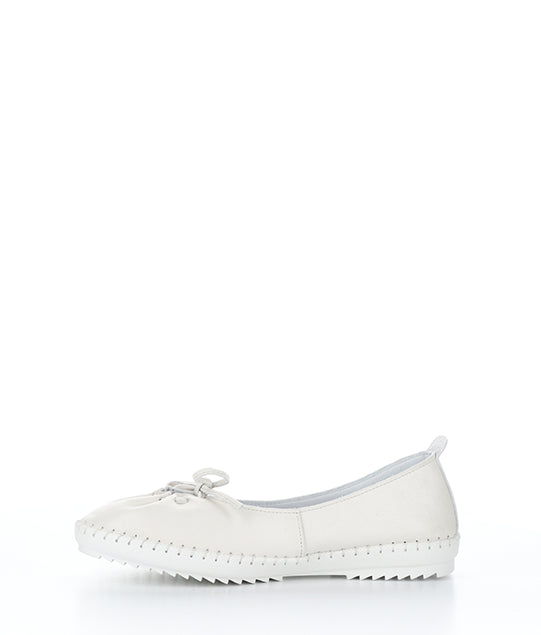 OSAKA WHITE SAUVAGE SOFT LEATHER