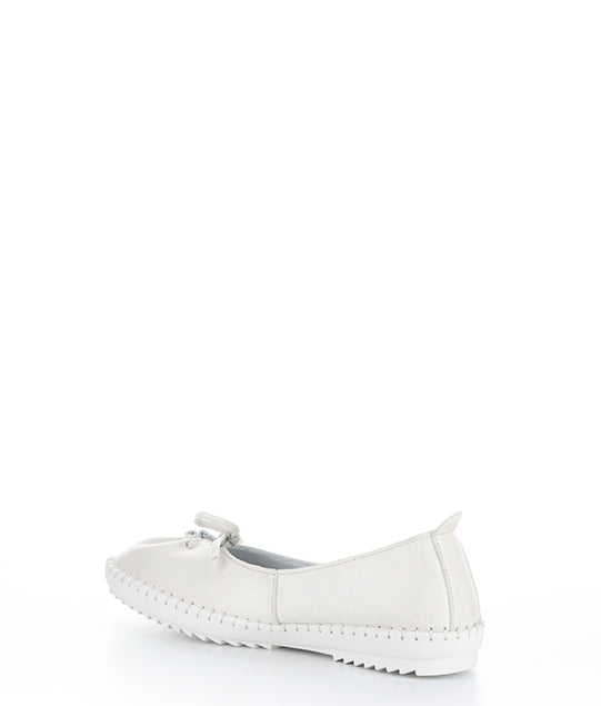 OSAKA WHITE SAUVAGE SOFT LEATHER
