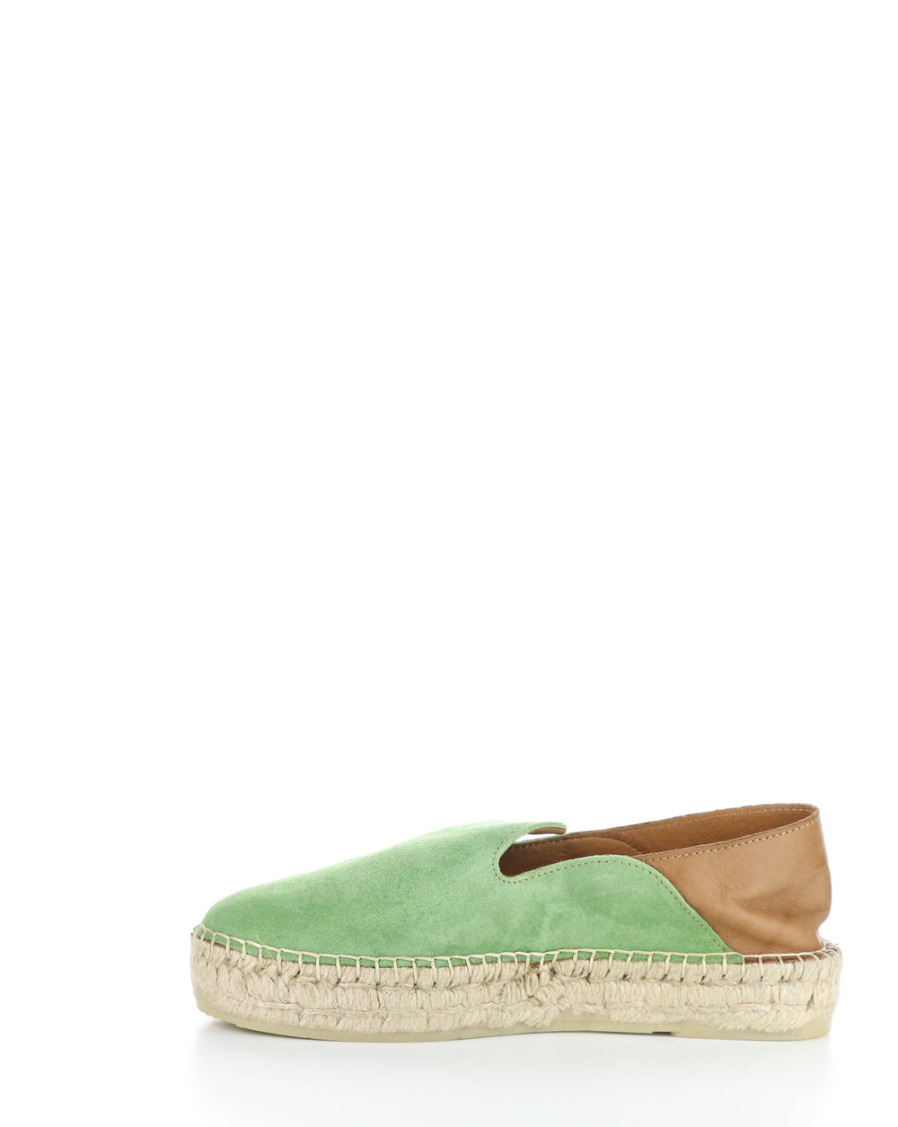 PULY522FLY 002 GREEN/TAN Round Toe Shoes