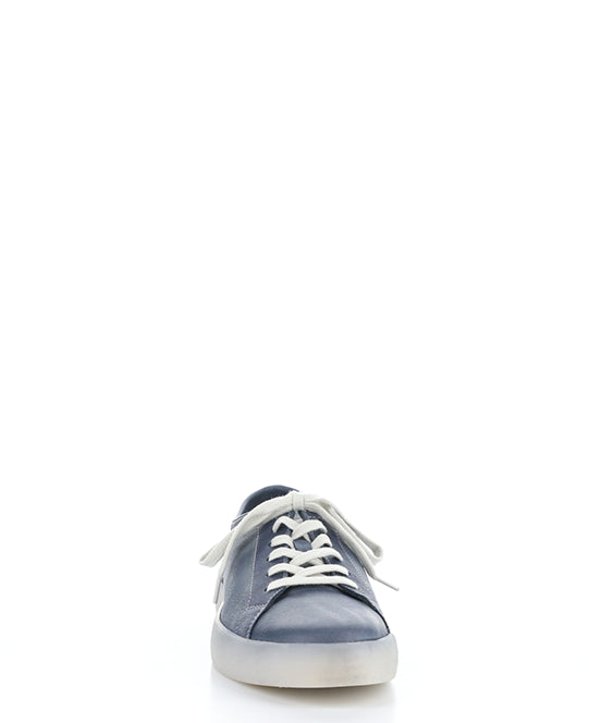ROSS594SOF 003 NAVY WASHED LEATHER