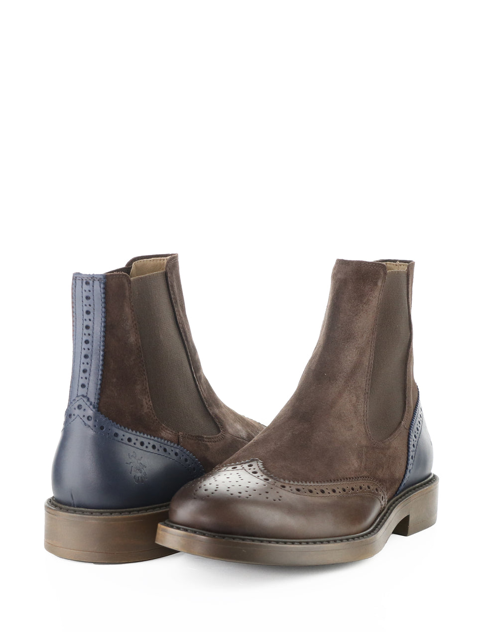 SOIT530FLY 005 DK BROWN/NAVY RUG/OIL SUEDE