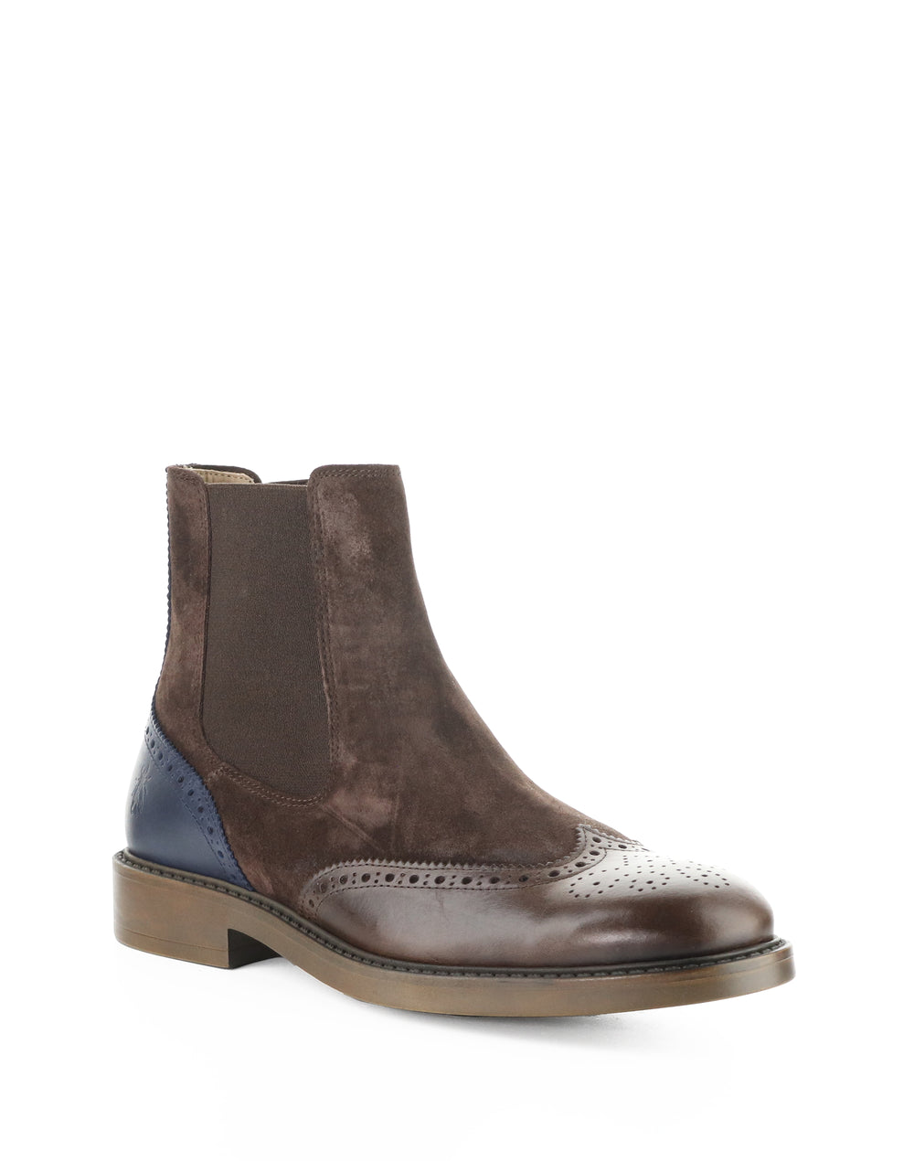 SOIT530FLY 005 DK BROWN/NAVY RUG/OIL SUEDE