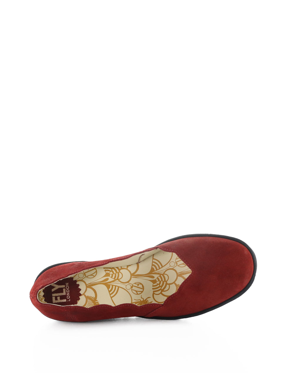 YERK640FLY 004 RED OIL SUEDE