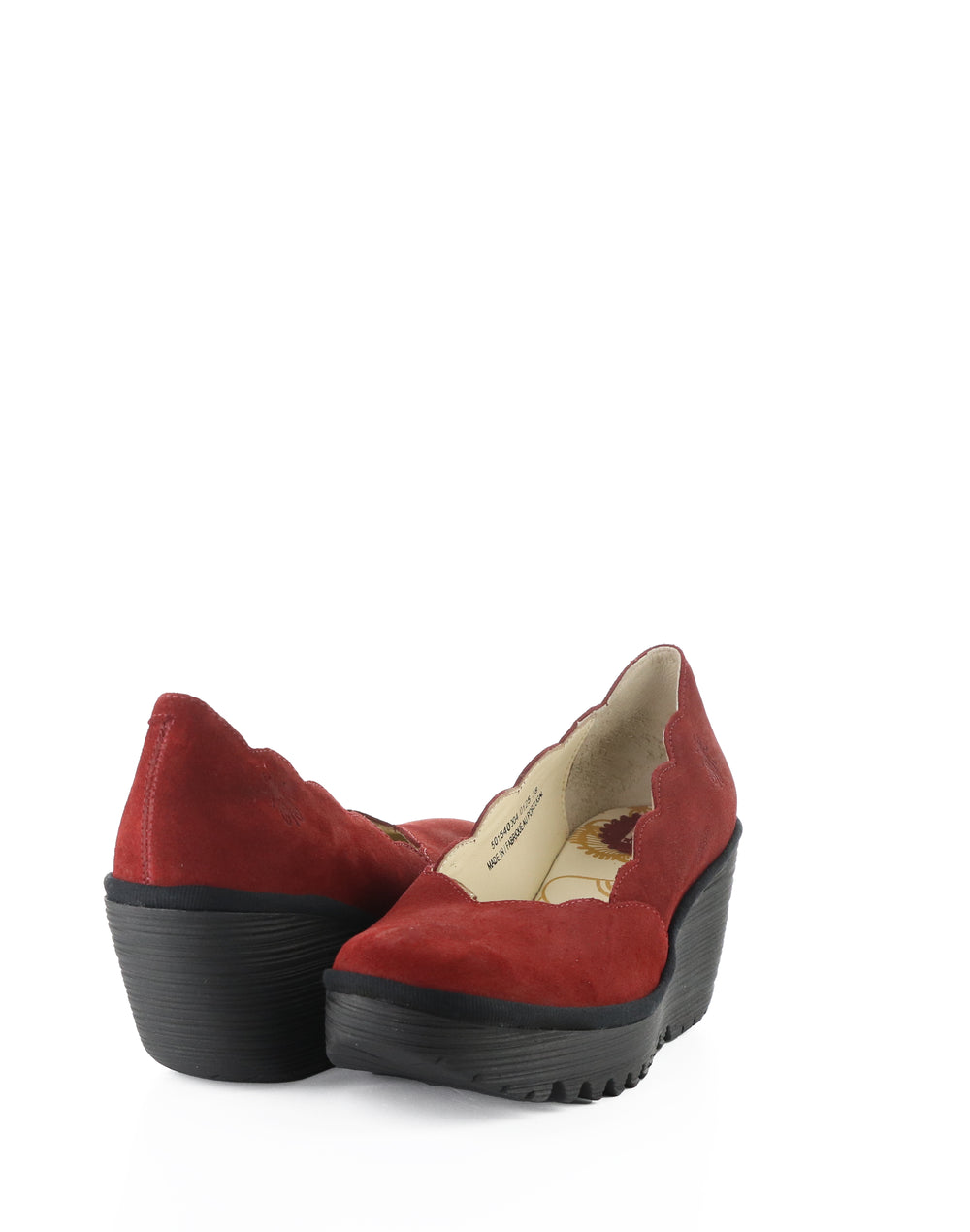YERK640FLY 004 RED OIL SUEDE
