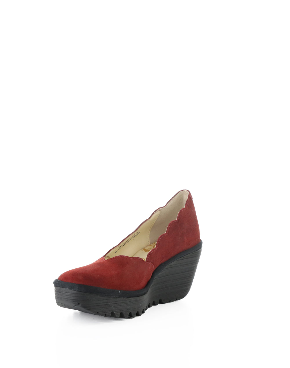 YERK640FLY 004 RED OIL SUEDE