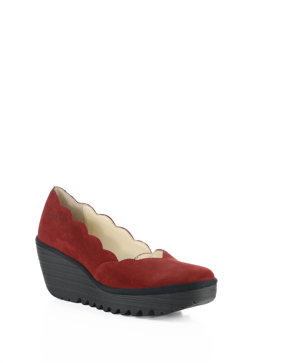 YERK640FLY 004 RED OIL SUEDE