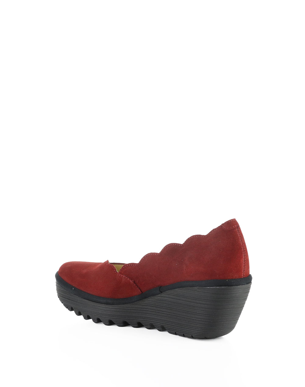 YERK640FLY 004 RED OIL SUEDE