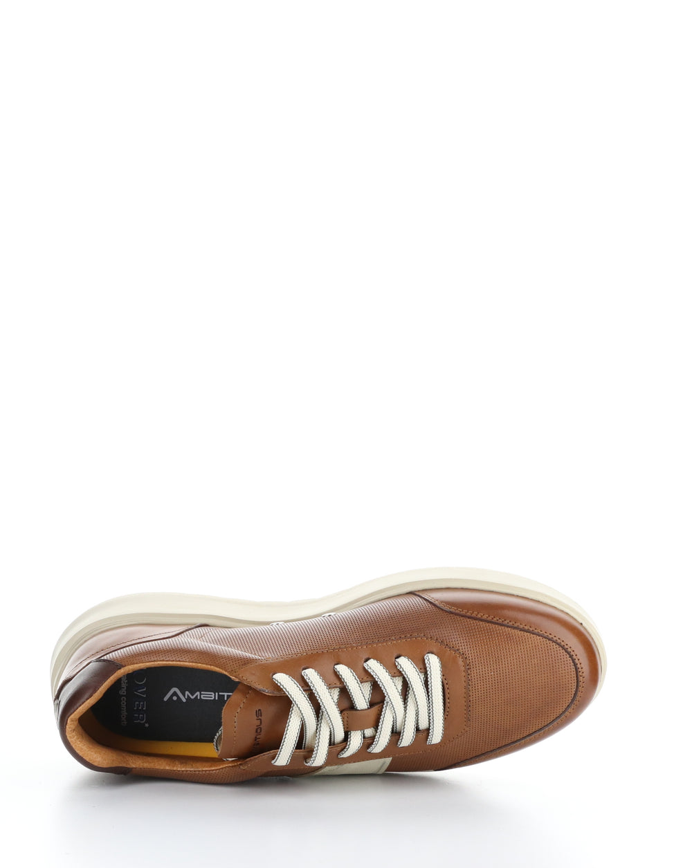 12863 COGNAC/BEIGE Lace-up Shoes