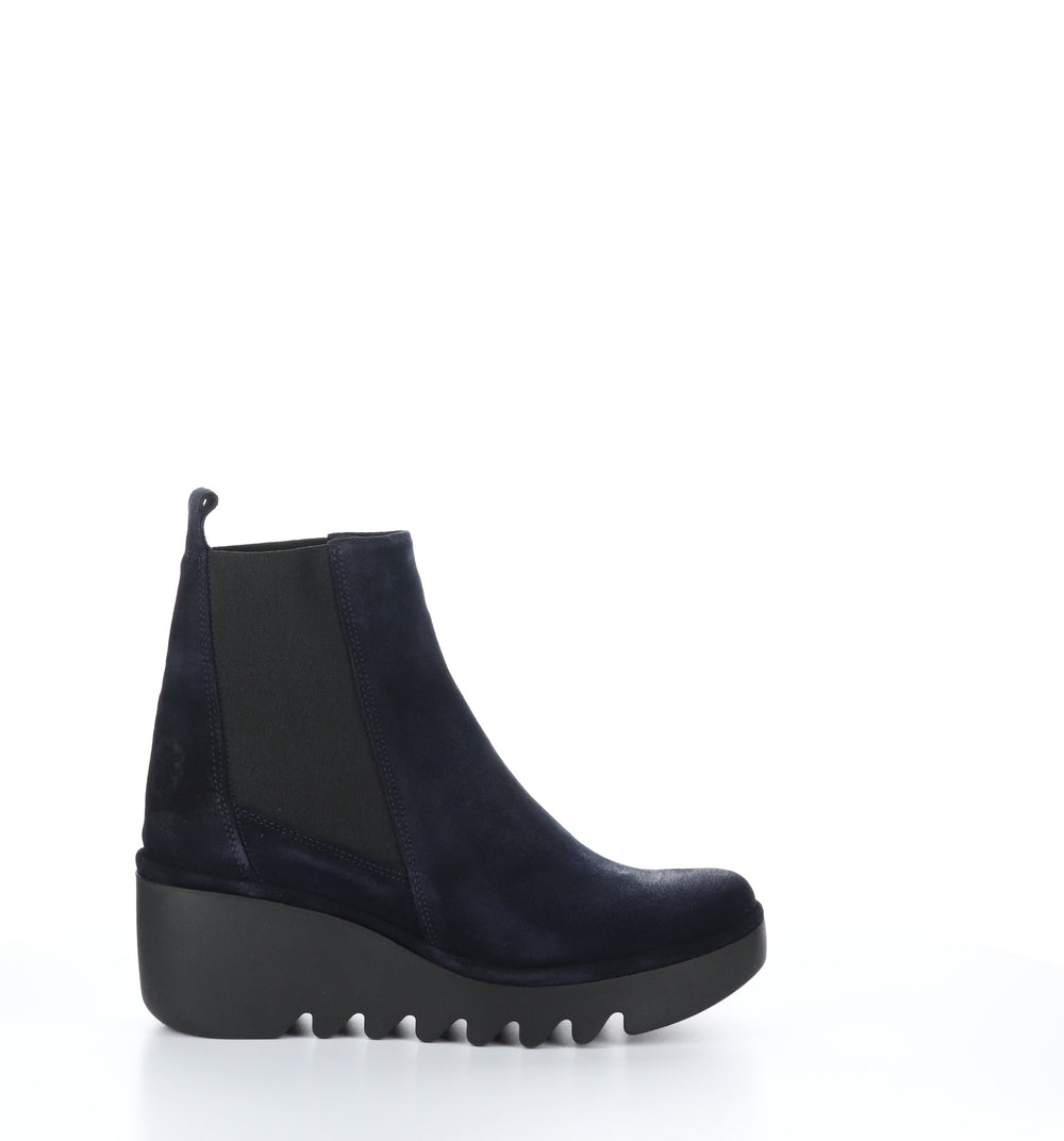 BAGU233FLY Navy Round Toe Boots