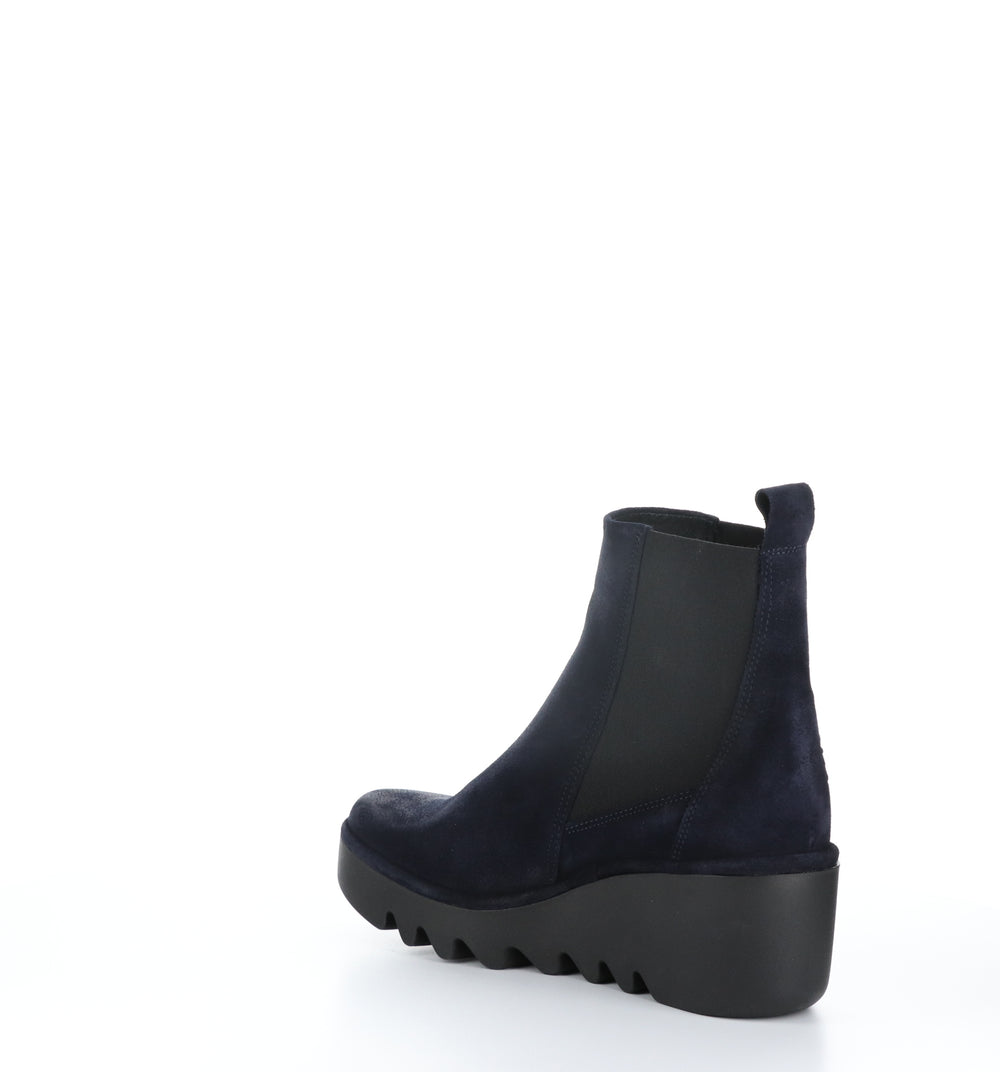 BAGU233FLY Navy Round Toe Boots