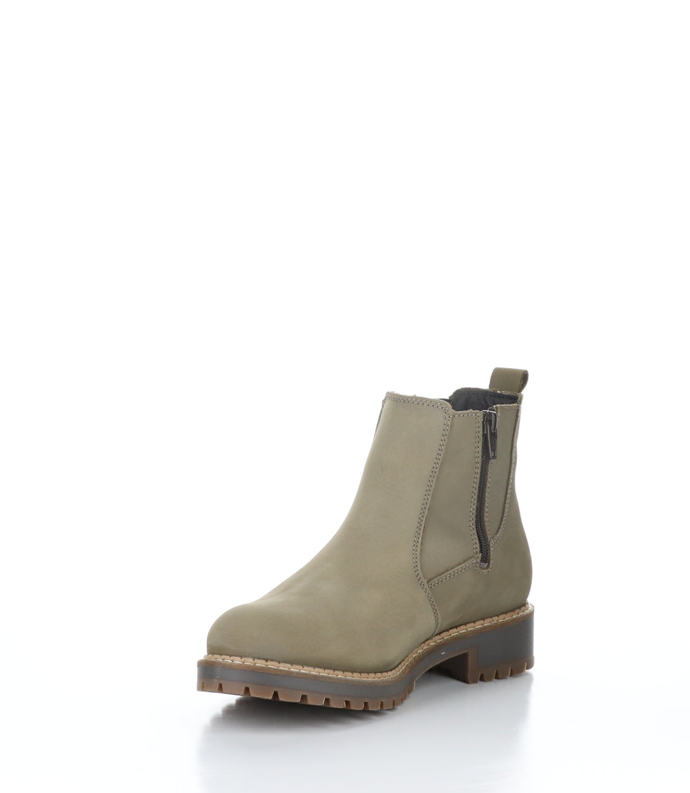 CORRIN Stone Zip Up Ankle Boots
