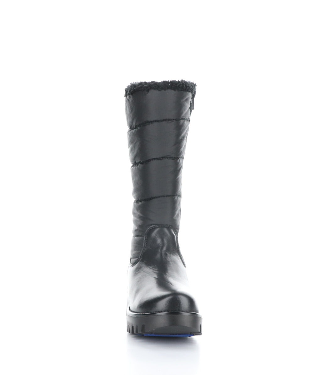 GRACEN PRIMA BLACK Round Toe Boots