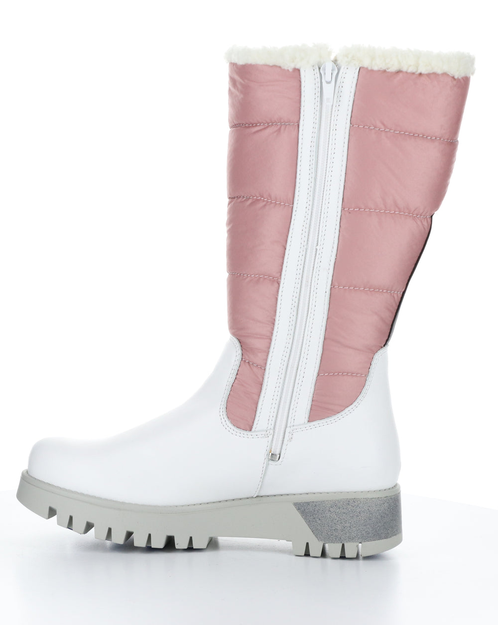 GRACEN PRIMA WHITE/PINK Round Toe Boots