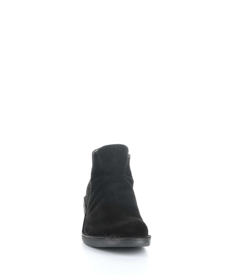 MERK093FLY 005 BLACK Round Toe Boots