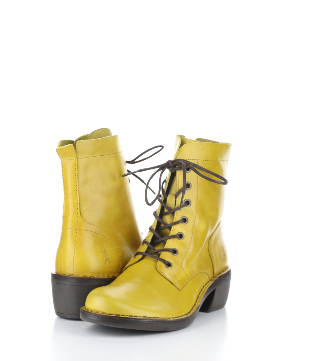 MILU044FLY 008 MUSTARD Lace-up Boots