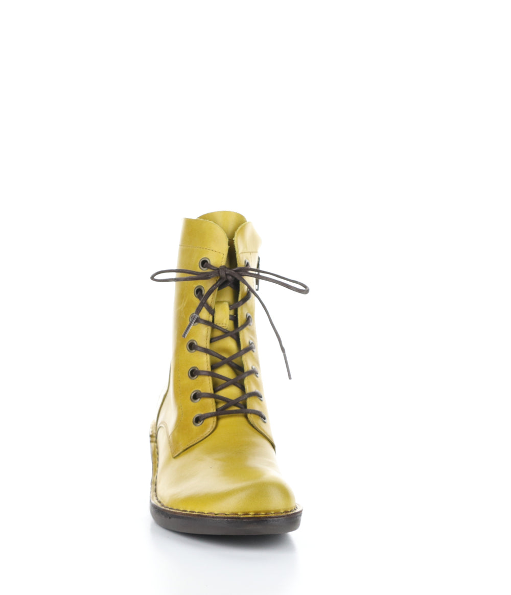 MILU044FLY 008 MUSTARD Lace-up Boots