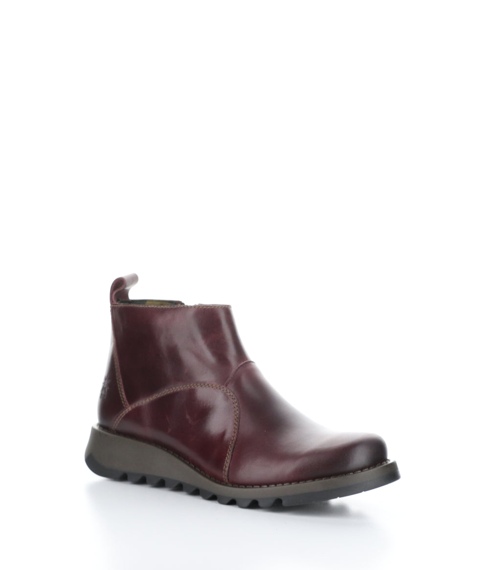 SELY918FLY 001 PURPLE Round Toe Boots