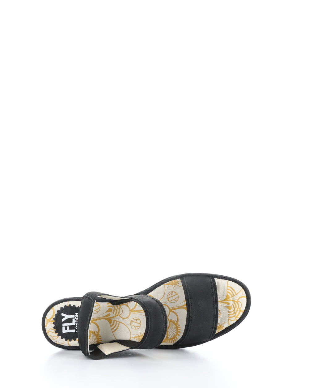 YACO416FLY 000 BLACK Elasticated Sandals