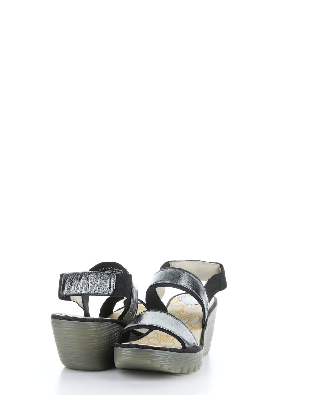 YACO416FLY 006 GRAPHITE Elasticated Sandals