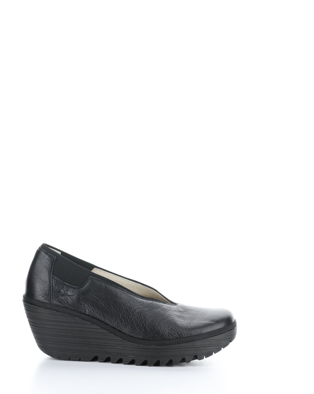 YOZA438FLY 006 BLACK Elasticated Sandals