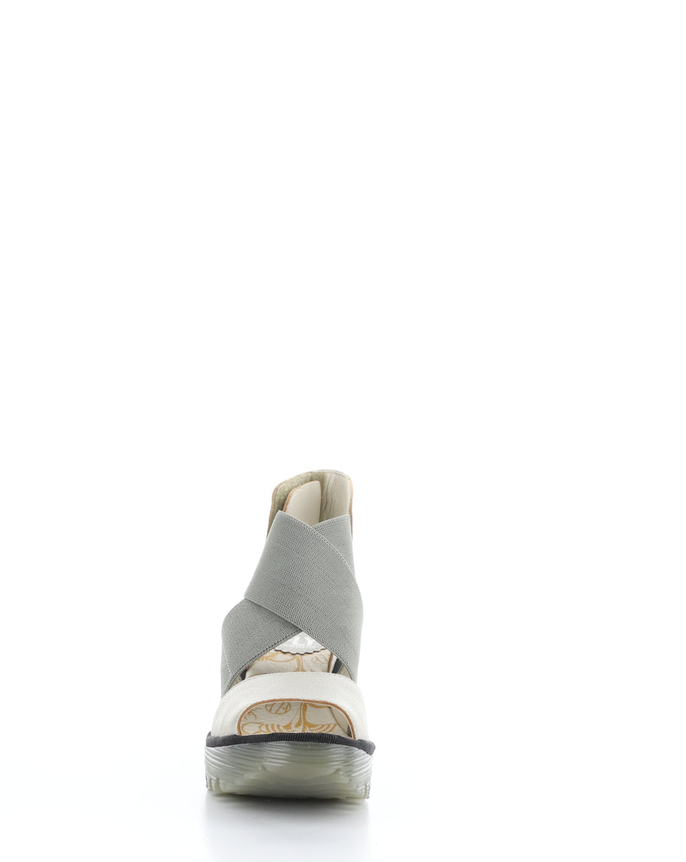 YUBA385FLY 009 SILVER Elasticated Sandals