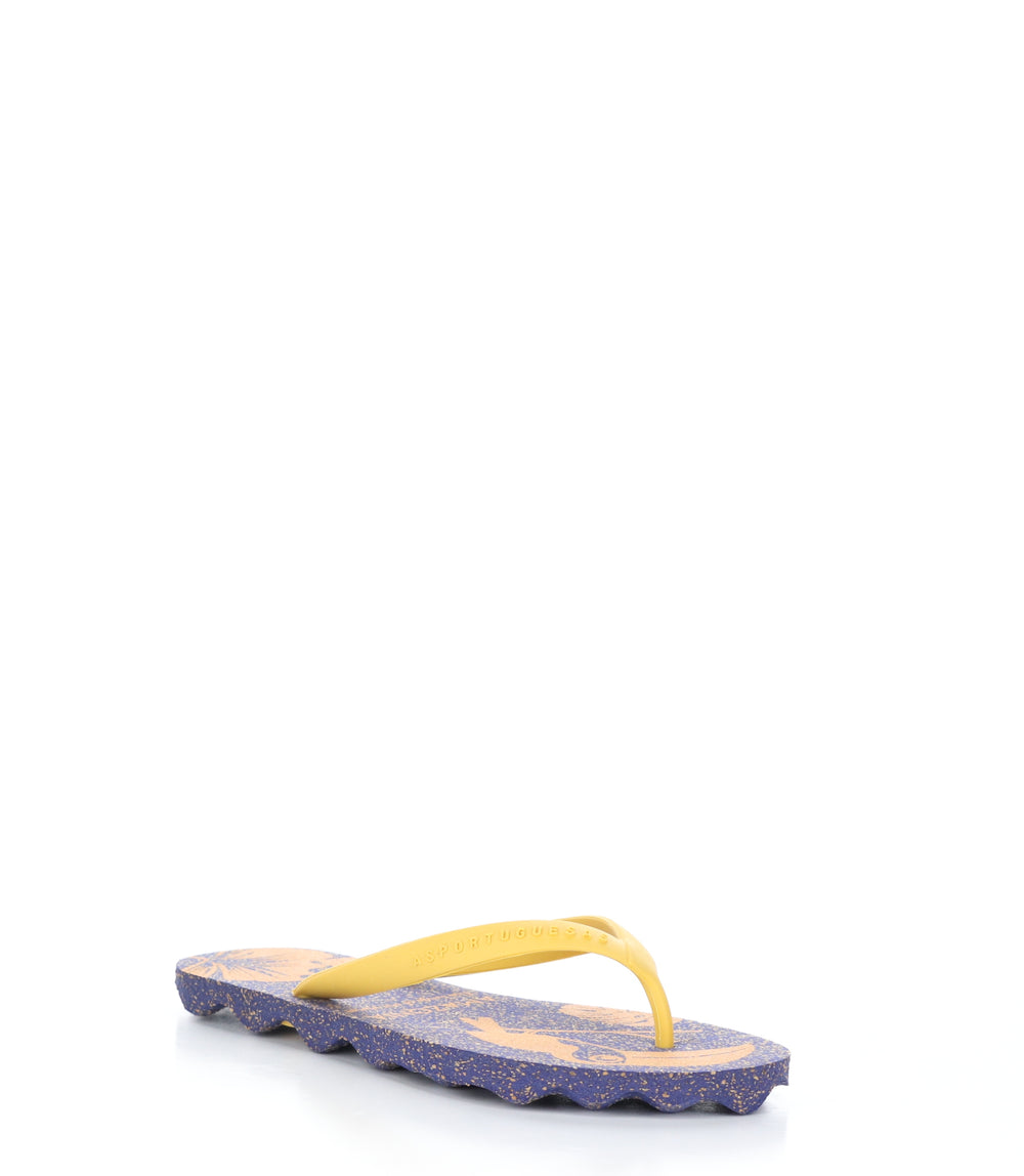 AMAZONIA116ASP BLUE/YELLOW Round Toe Shoes