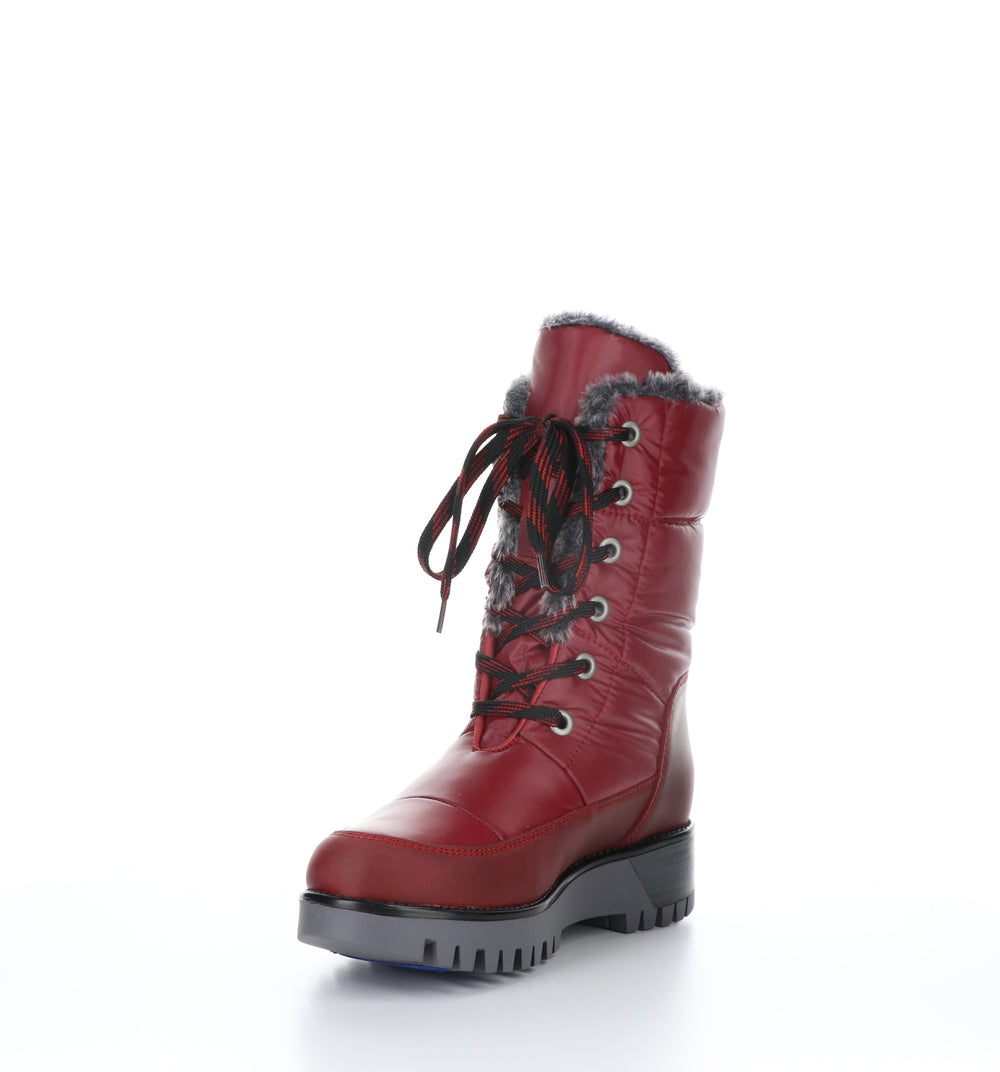 ATLAS Red/Greyblack Zip Up Boots