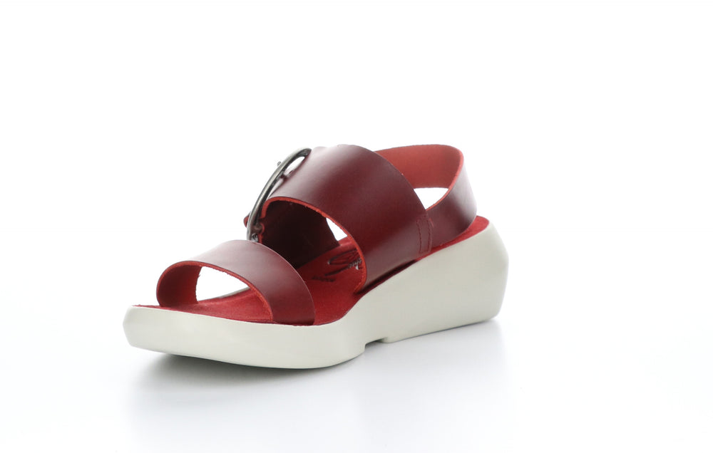 BANI739FLY Bridle Red Buckle Sandals