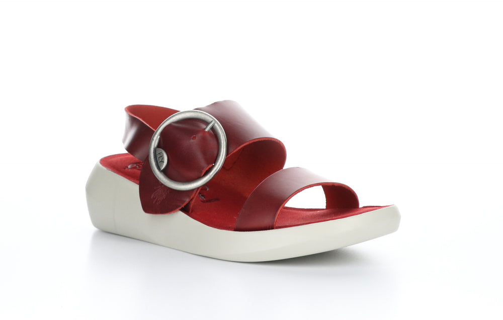 BANI739FLY Bridle Red Buckle Sandals