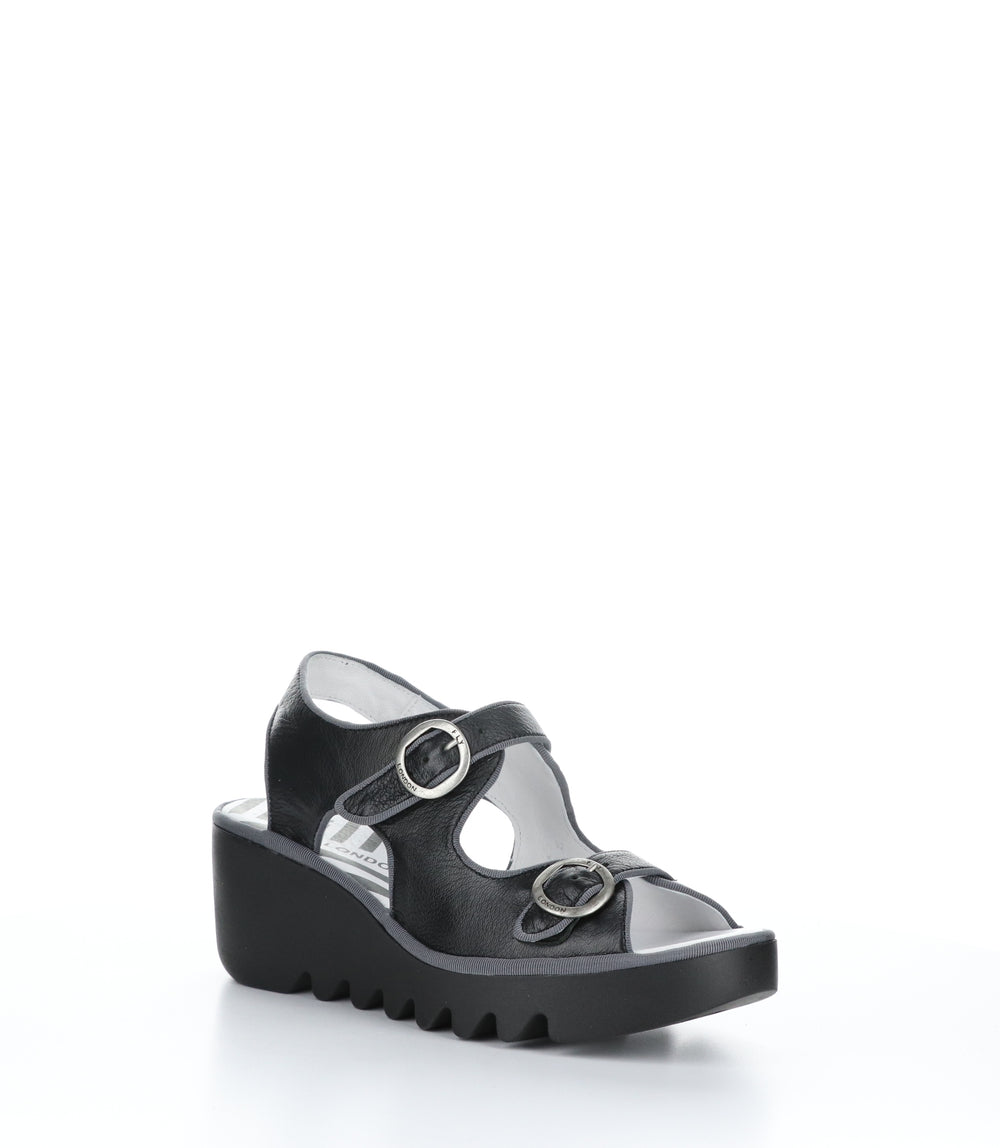 BARA355FLY BLACK Wedge Sandals