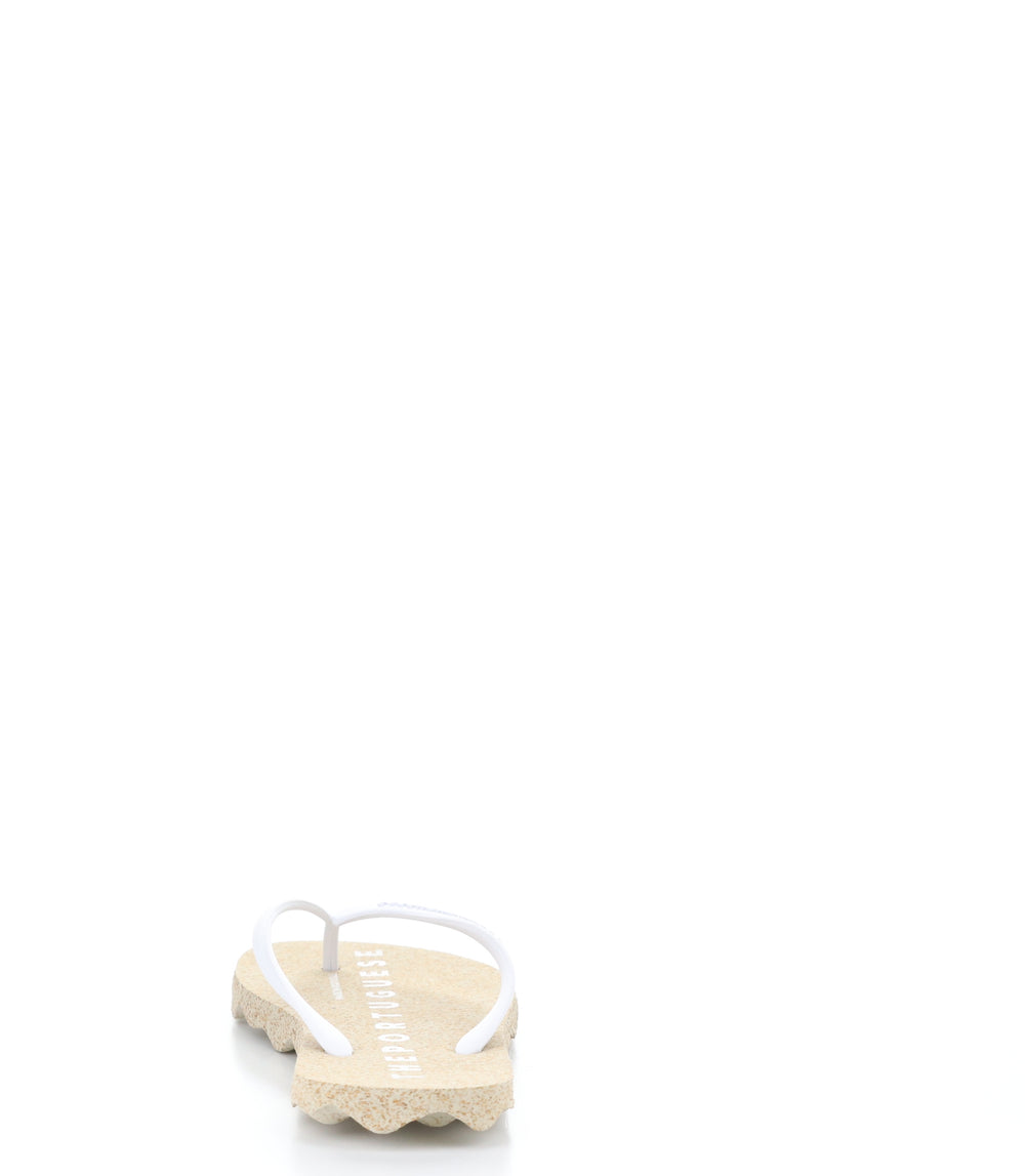 BASE117ASPM NATURAL/WHITE Round Toe Shoes