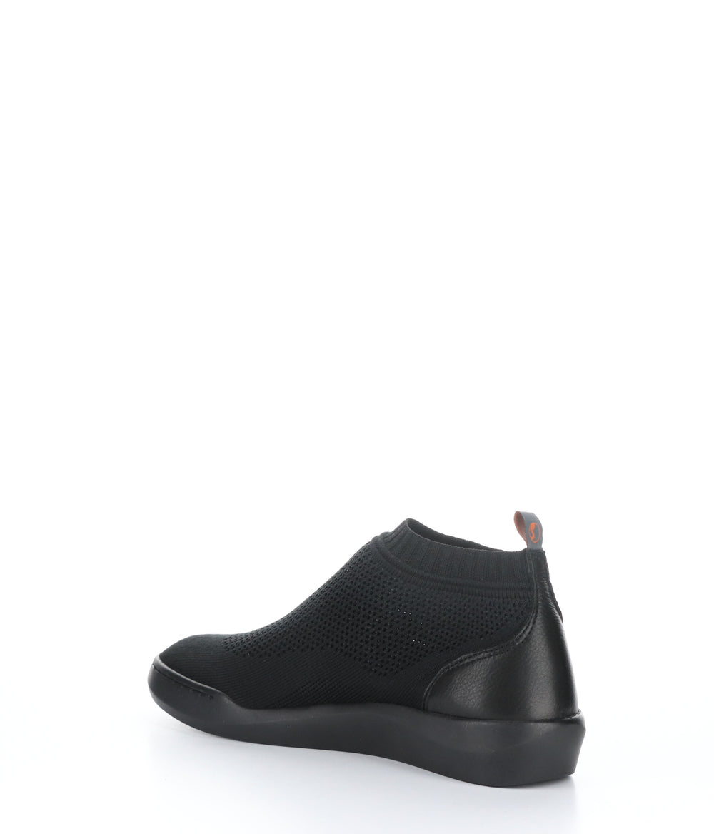 BEBA680SOF BLACK Round Toe Shoes
