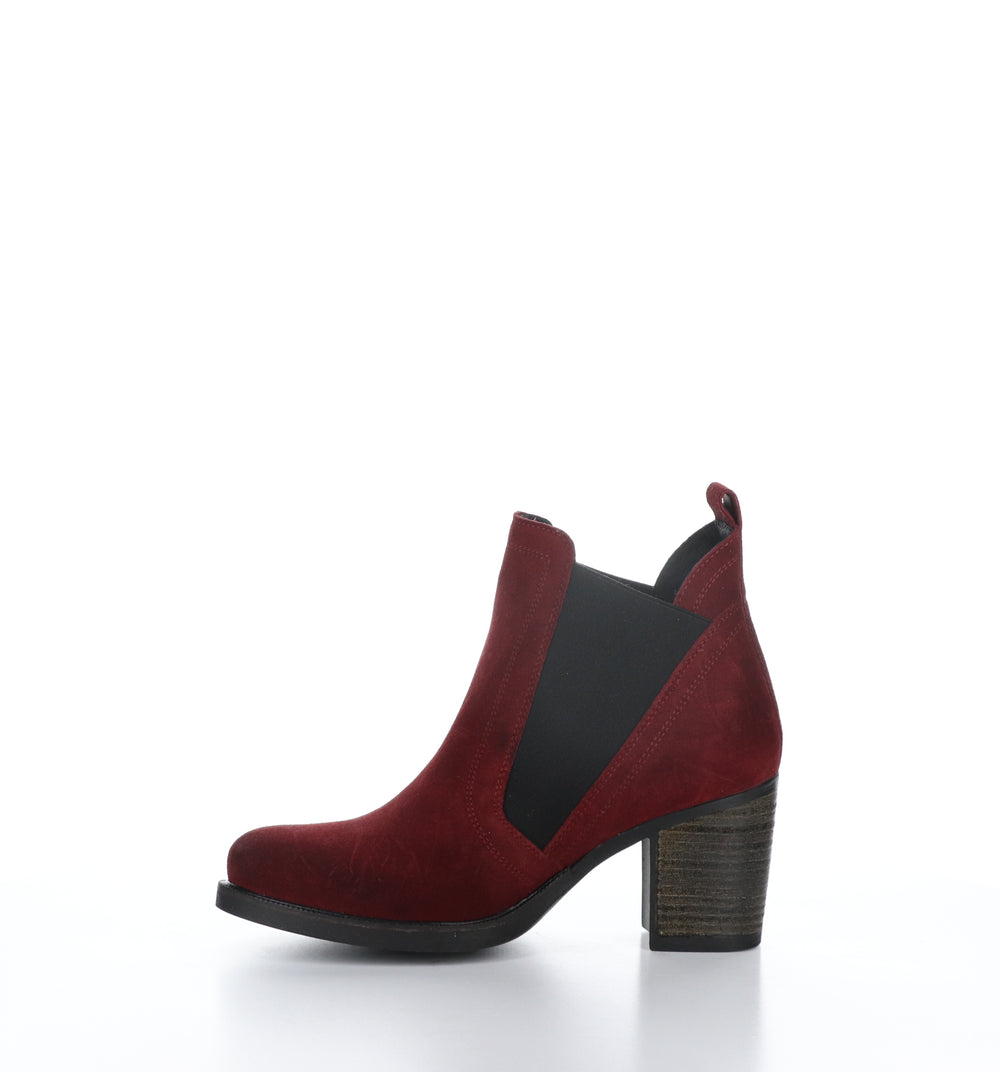BELLINI Sangria/Black Chelsea Ankle Boots