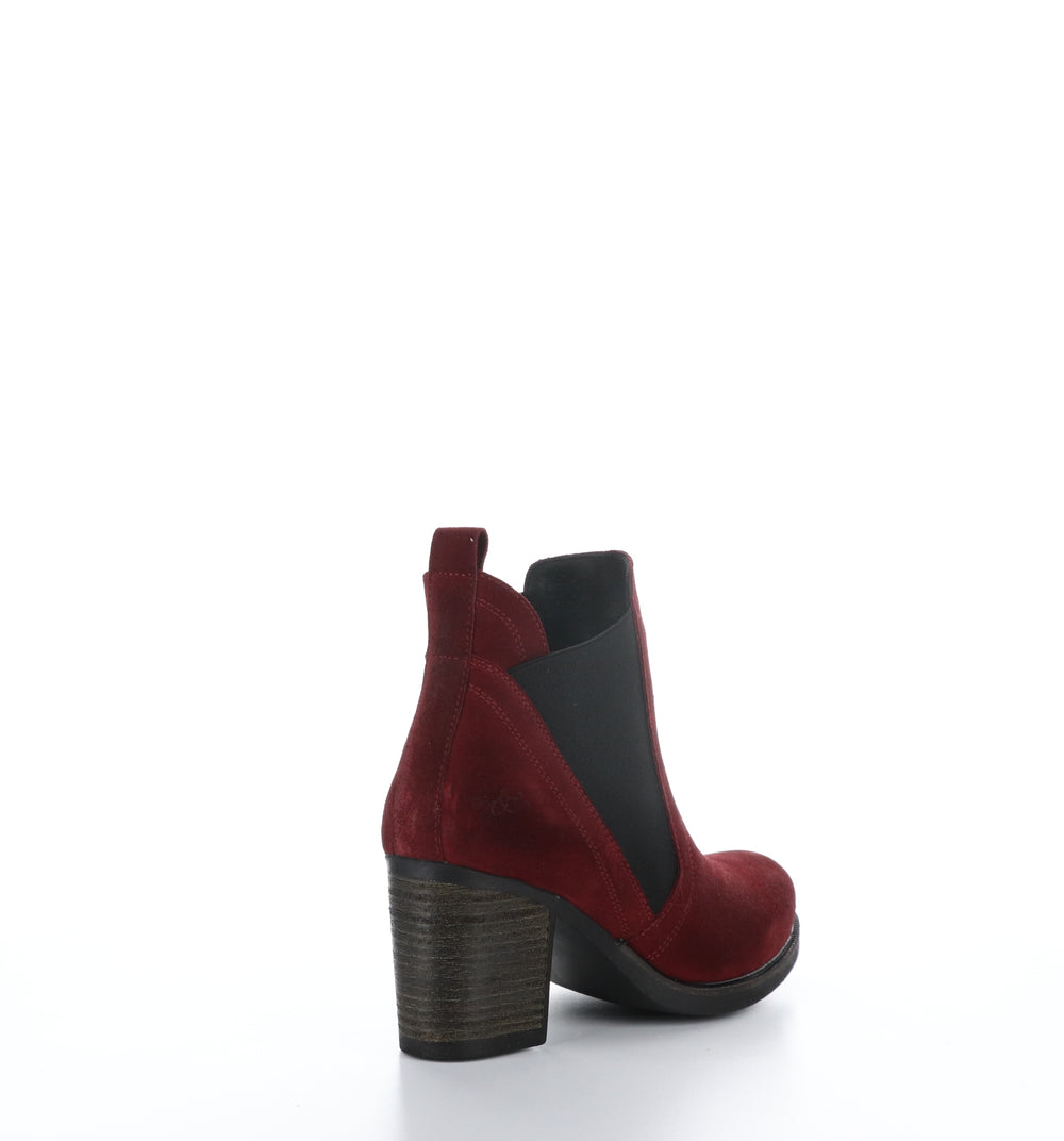 BELLINI Sangria/Black Chelsea Ankle Boots