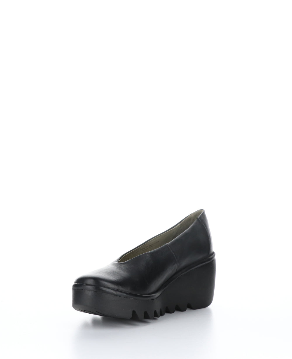 BESO246FLY Verona Black Wedge Shoes