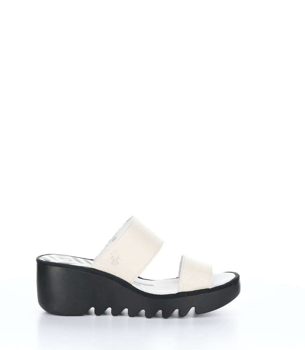 BESY357FLY OFF WHITE Wedge Sandals